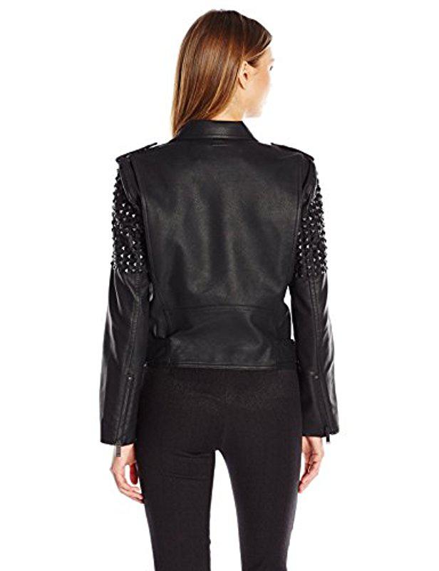 Lyst Calvin Klein Jeans Heavy Metal Biker Jacket In Black Heavy Metal Biker Jacket Lyst View Fullscreen