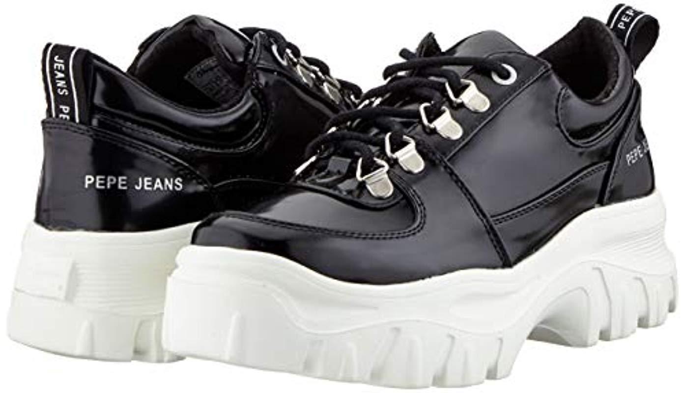 pepe jeans black shoes