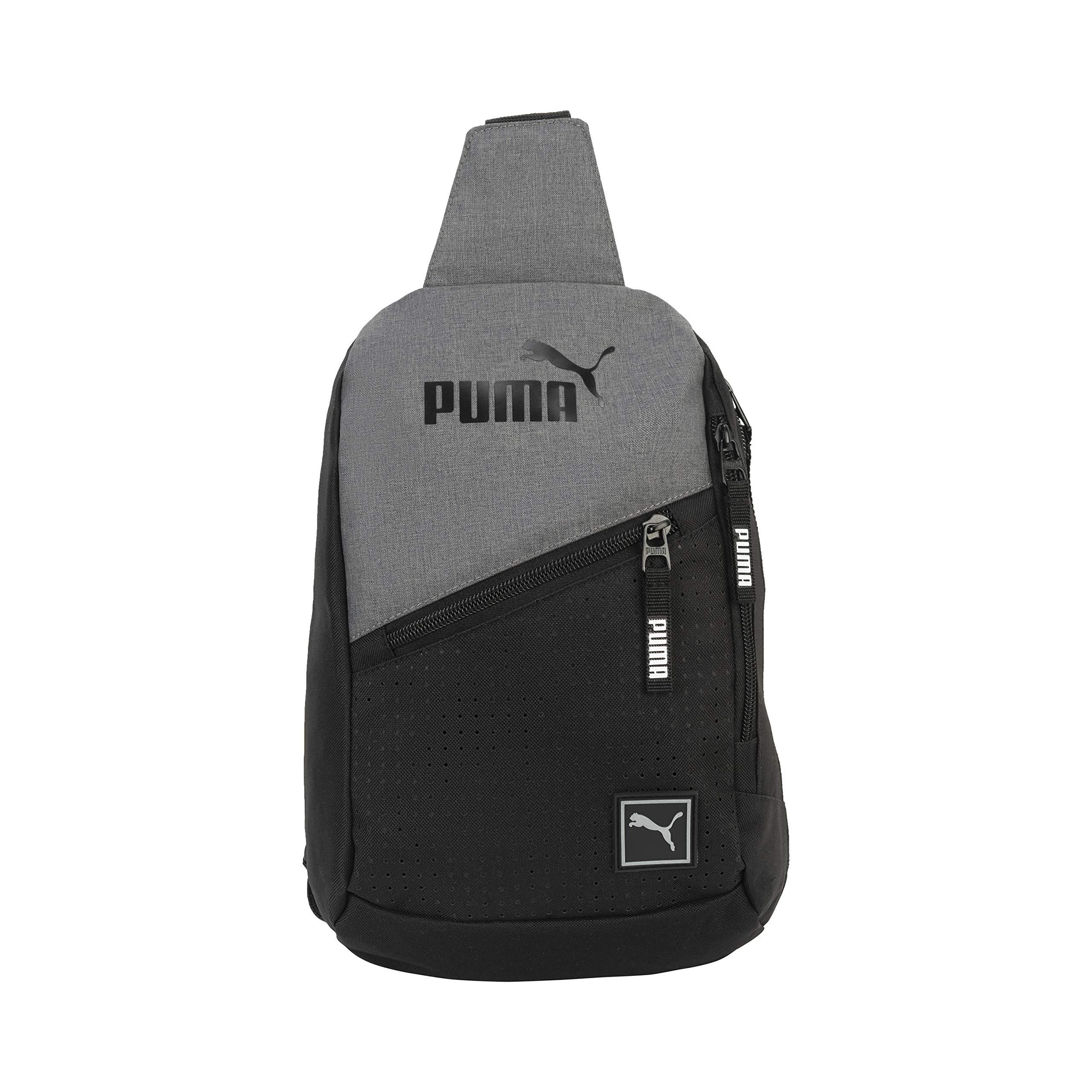 PUMA Unisex Adult No 1 Logo Sidewall Sling Backpack in Heather Grey (Gray)  - Save 47% - Lyst