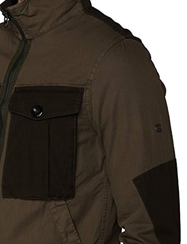 sartho Blu G-Star Raw vodan Con Cappuccio In Velluto A Coste Giacca imbottita
