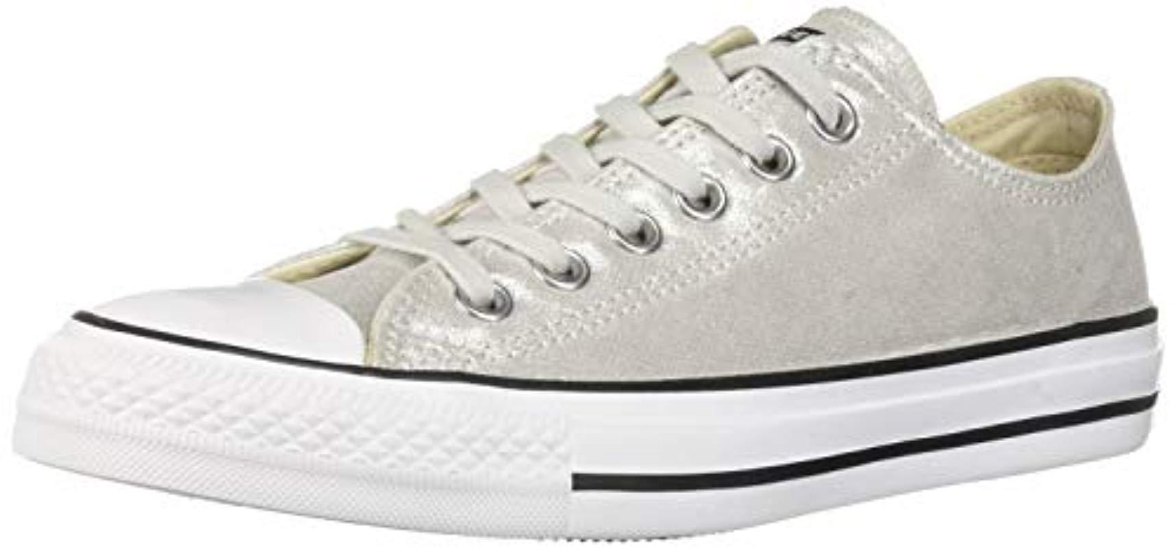 white shimmer converse