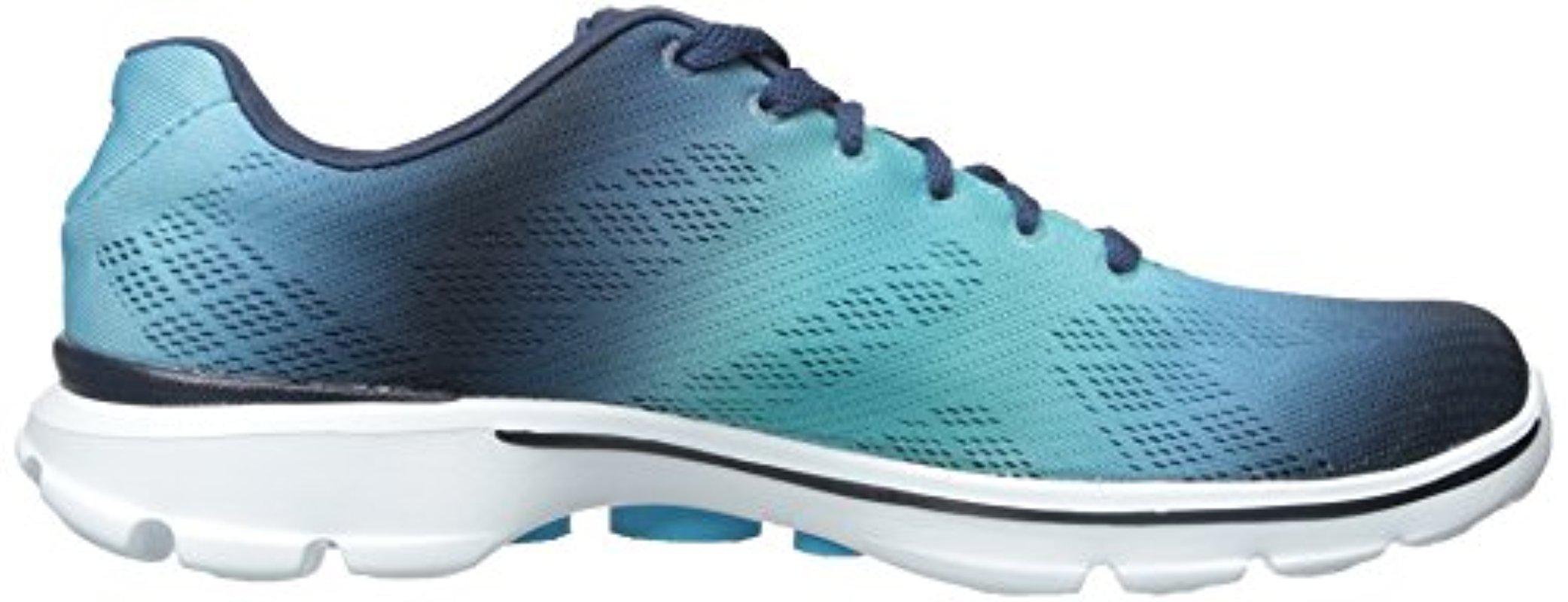 Skechers Performance Go Walk 3 Lace-up Walking Shoe in Blue | Lyst