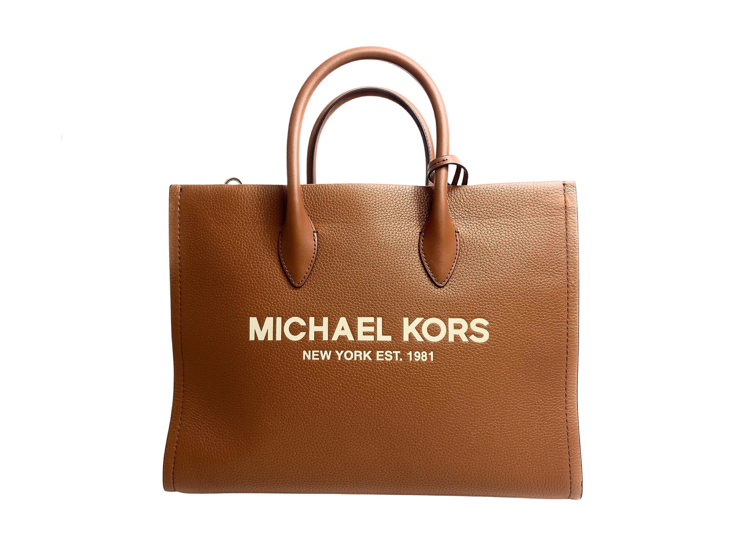 Michael Kors Medium Mirella Pebbled Leather Tote Bag