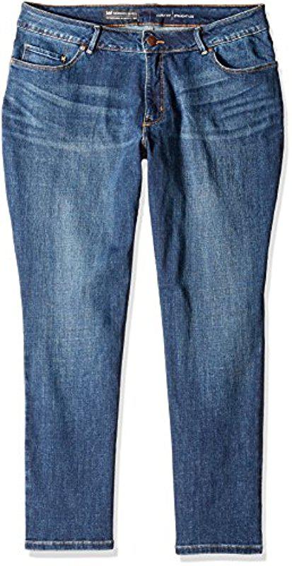 lee women's modern series curvy fit bootcut jean with hidden pocket