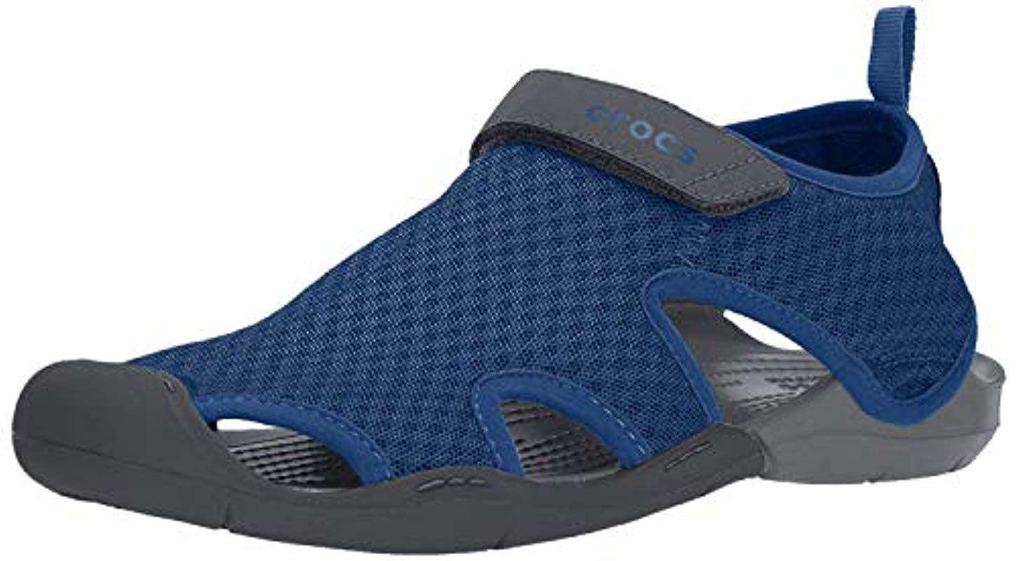 Crocs™ Swiftwater Mesh Sandals in Blue - Lyst