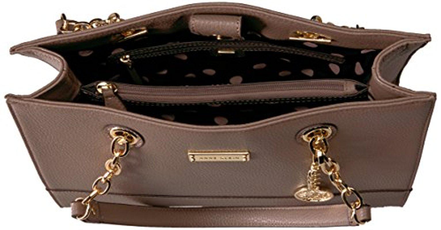 Anne Klein Coast Is Clear Small Shoulder Bag in Gray Lyst