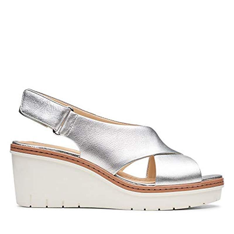 clarks palm candid silver