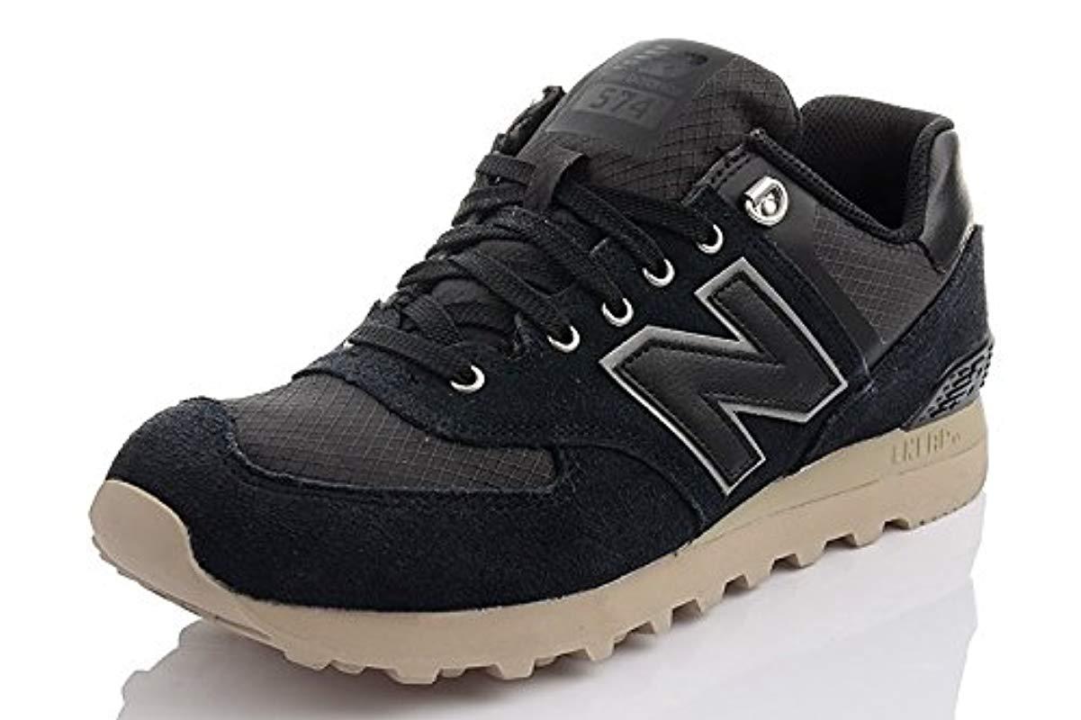 New Balance 574v1 Sneaker in Black/Sand (Black) for Men | Lyst