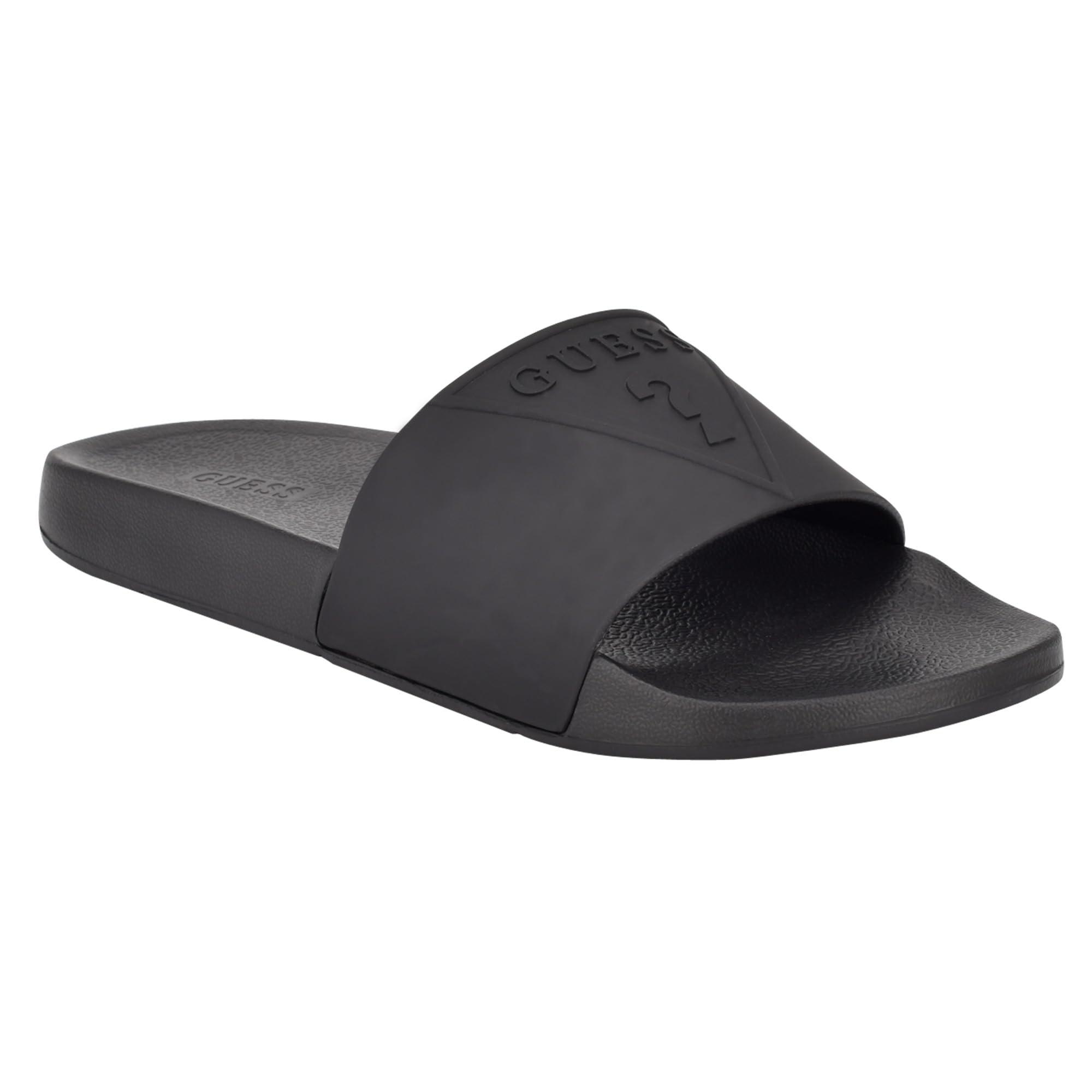 Guess Estol Slide Sandal in Black for Men Lyst