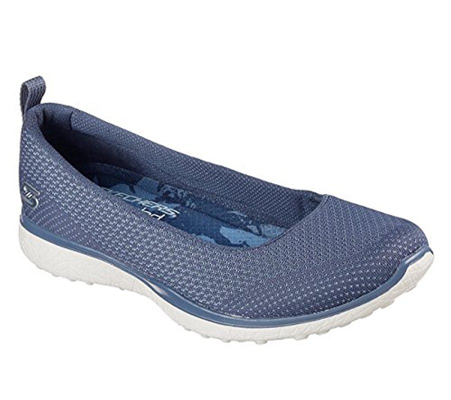 Skechers Microburst One Up Fashion Sneaker in Blue | Lyst
