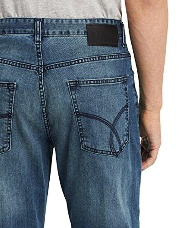 Calvin Klein Jeans Relaxed Straight Fit Cove Jeans in Blue for Men | Lyst