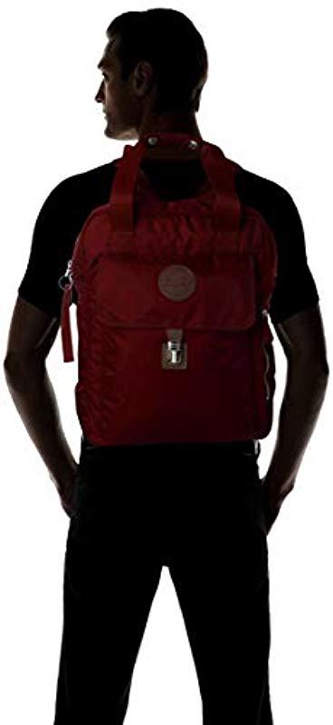 dr martens nylon backpack cherry red