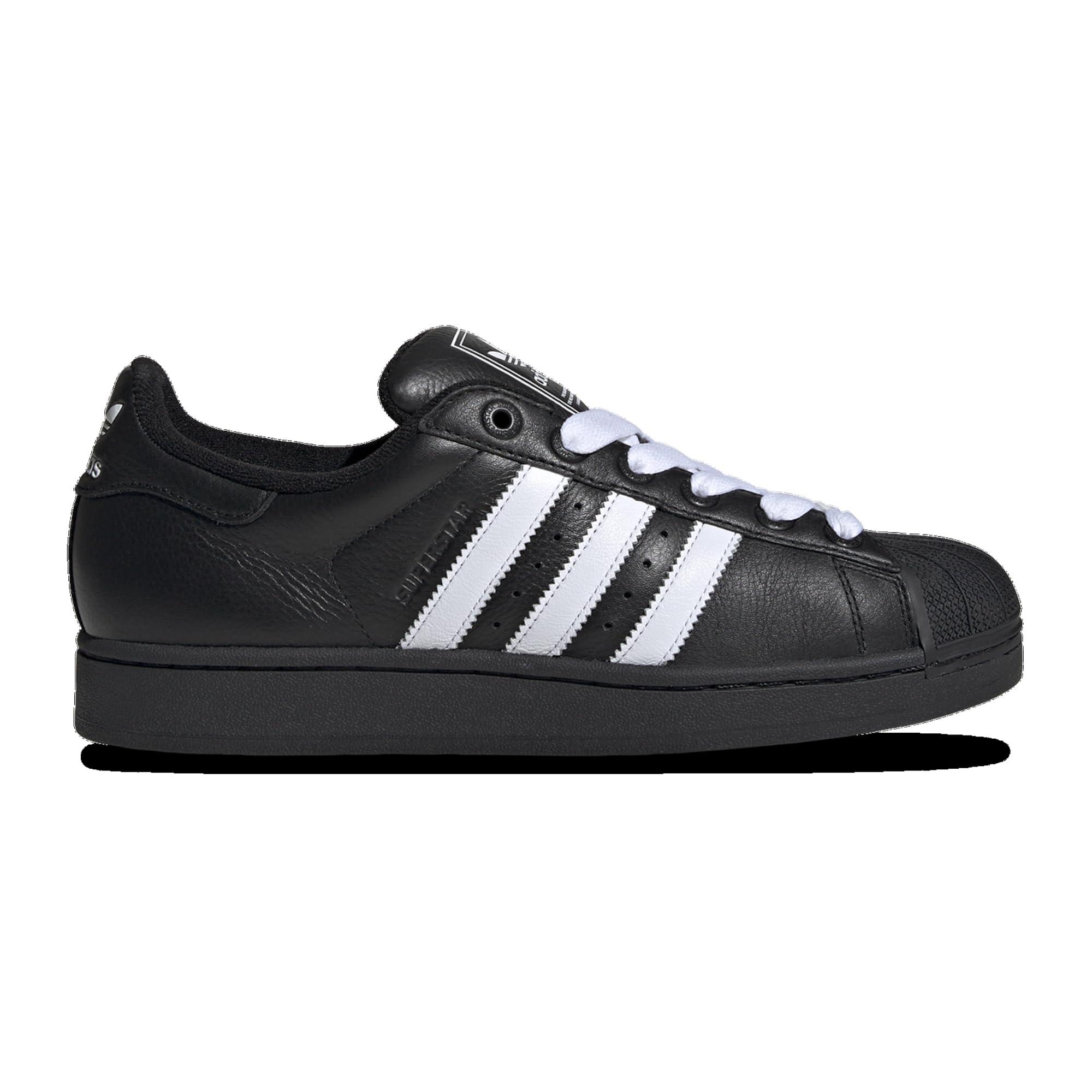 adidas superstars black and white