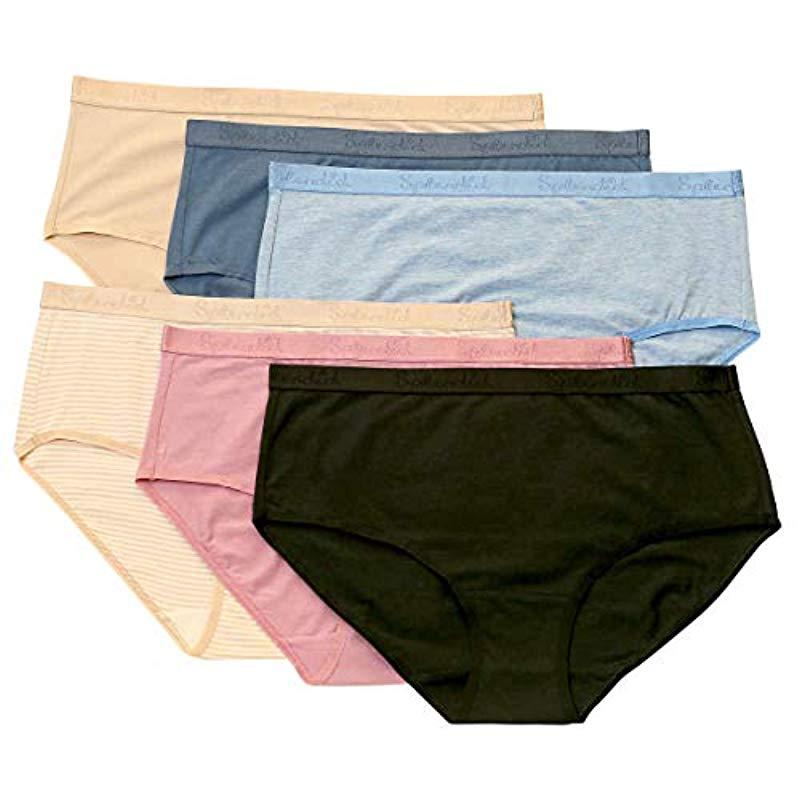 Splendid Super Soft Brief Underwear Panty, Multipack in Blue | Lyst