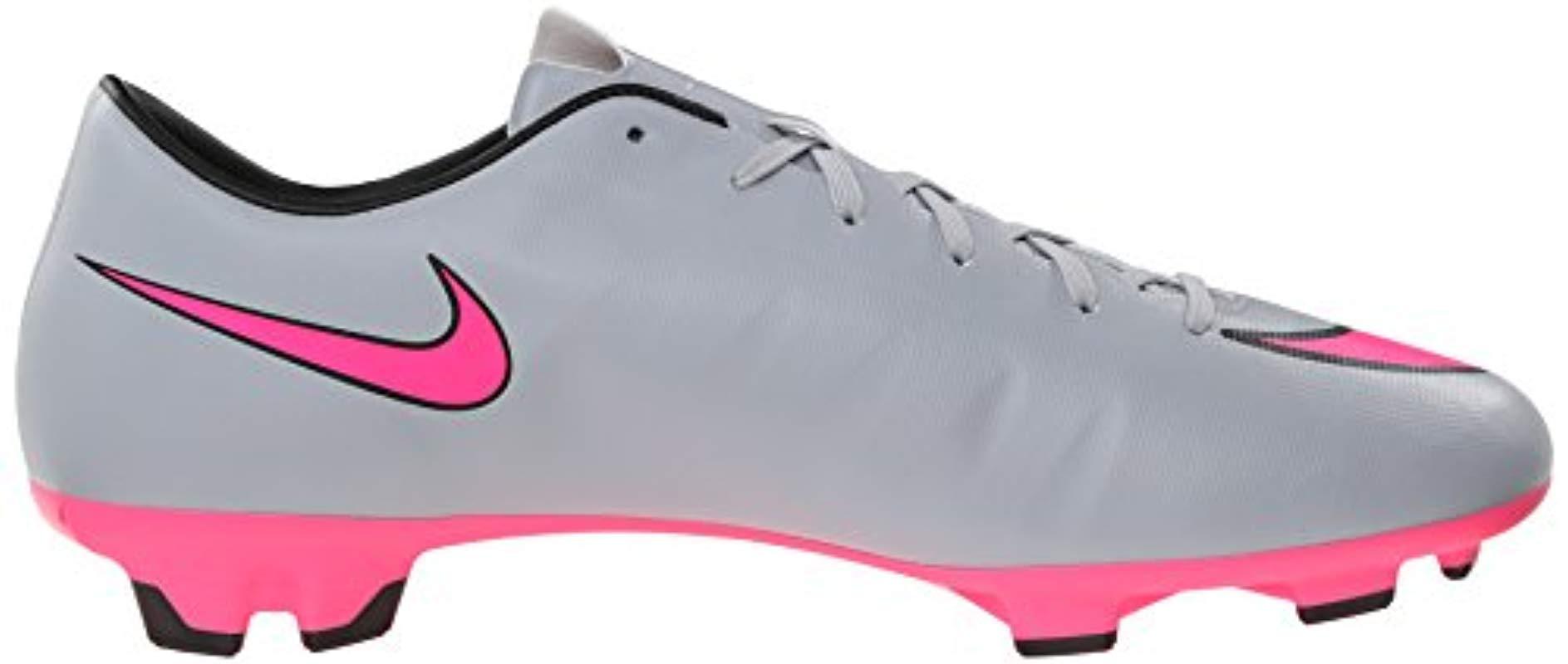 Nike Mercurial Victory V Fg in Grey (Pink) for Men | Lyst UK