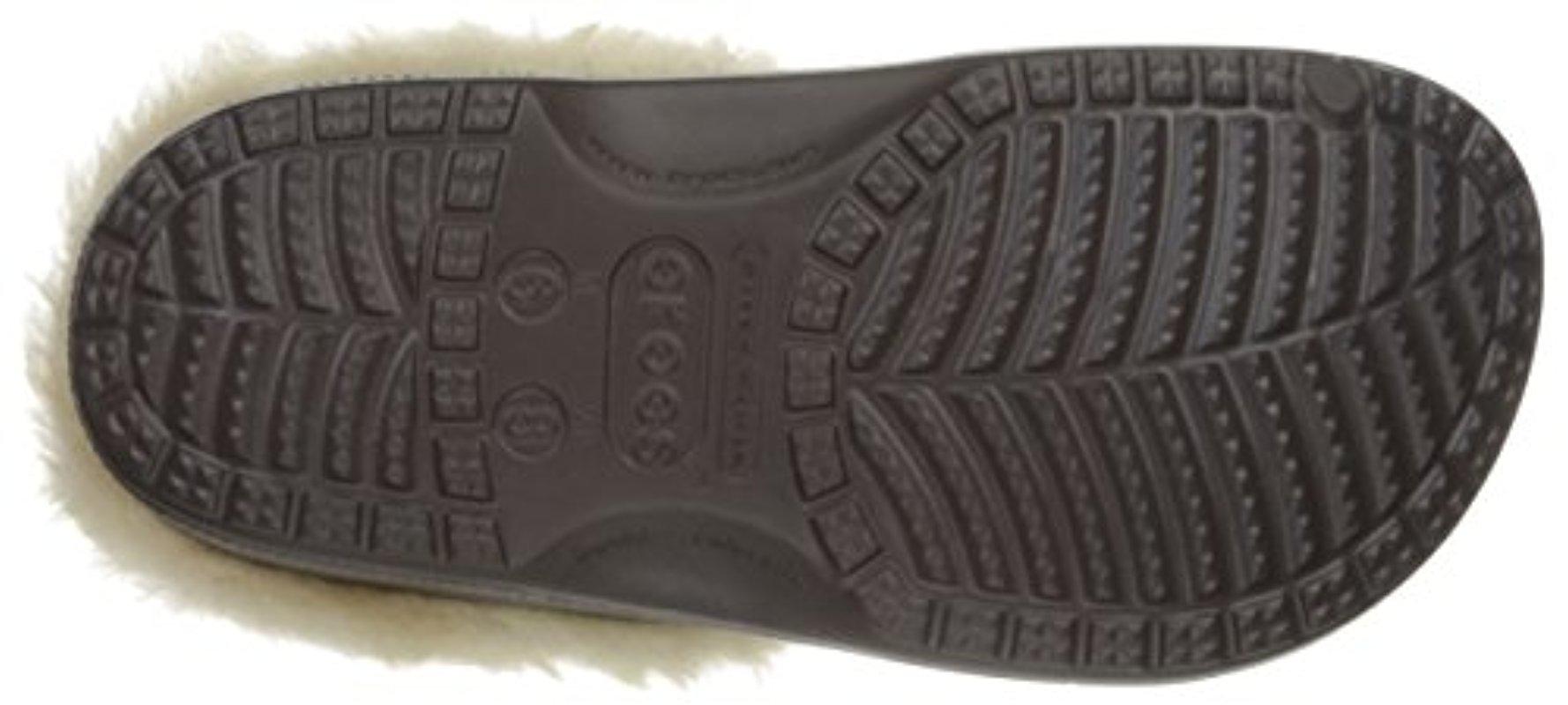 crocs unisex classic mammoth luxe clog mule