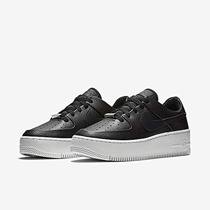 nike black air force 1 sage