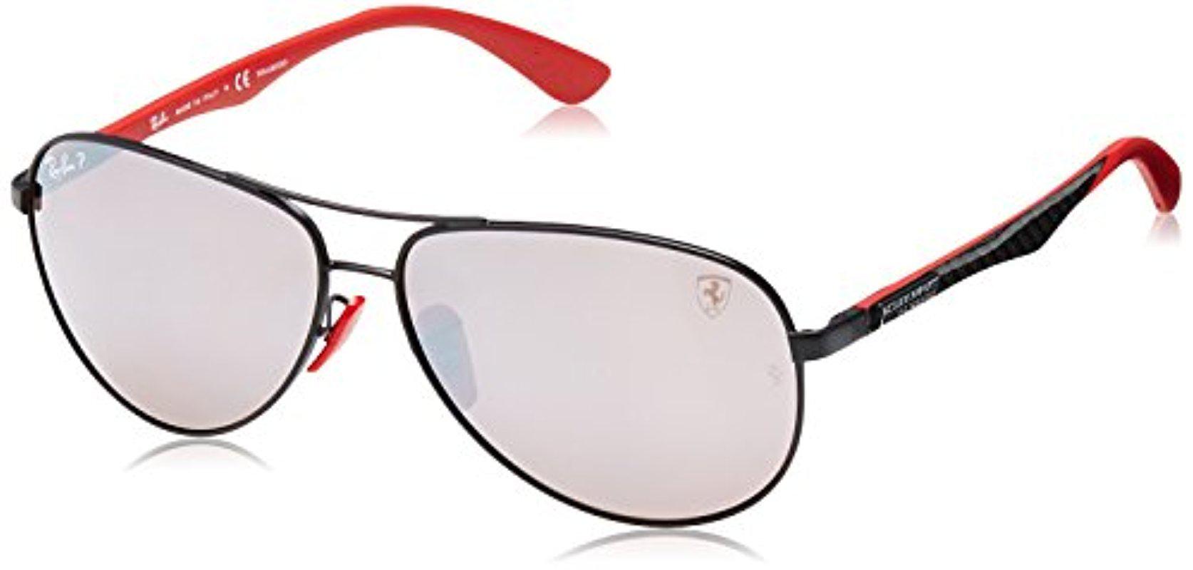 Ray-Ban Rb8313m Scuderia Ferrari Collection Polarized Sunglasses in Black  for Men - Lyst