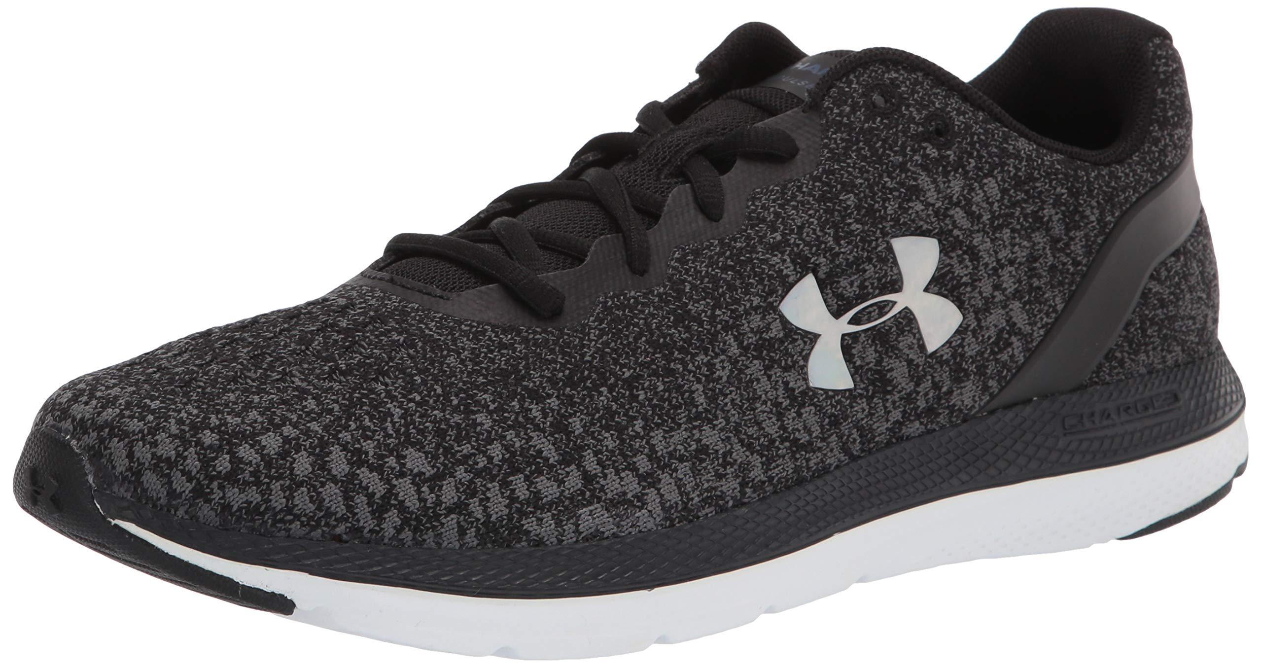 Under Armour Rubber Charged Impulse Knit Running Shoe in Black - Save 2 ...