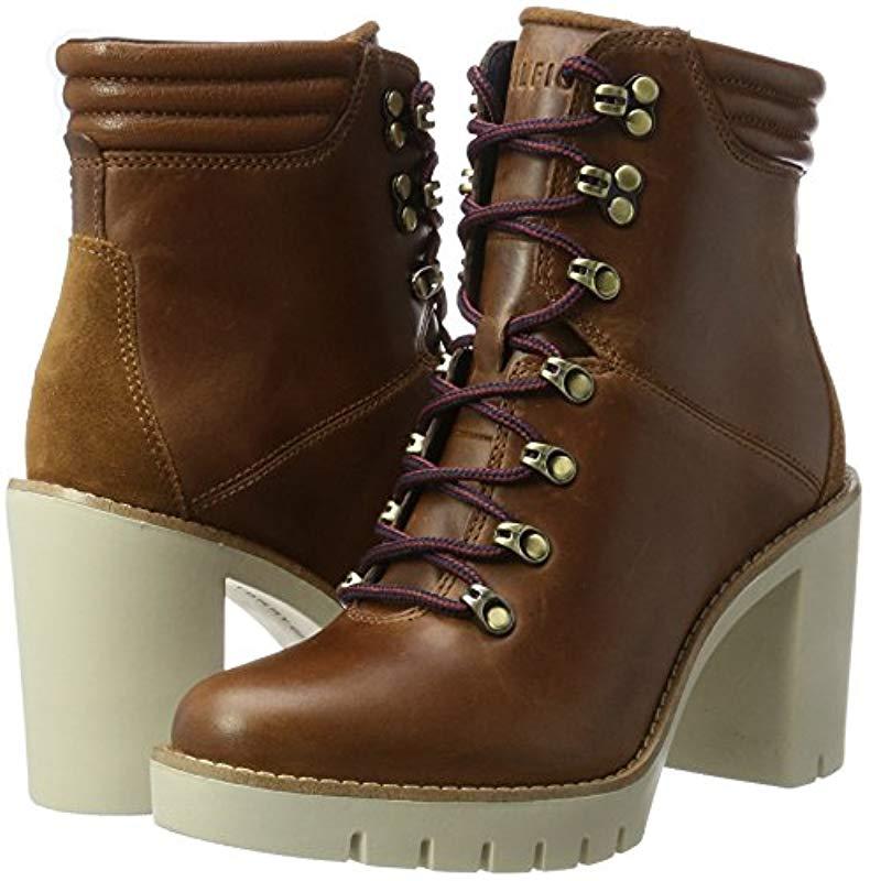 P1285aola 5a, Botas Militar para Mujer Tommy Hilfiger de Cuero de color  Marrón | Lyst