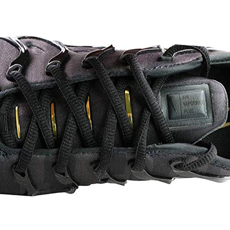 nike vapormax plus black metallic gold