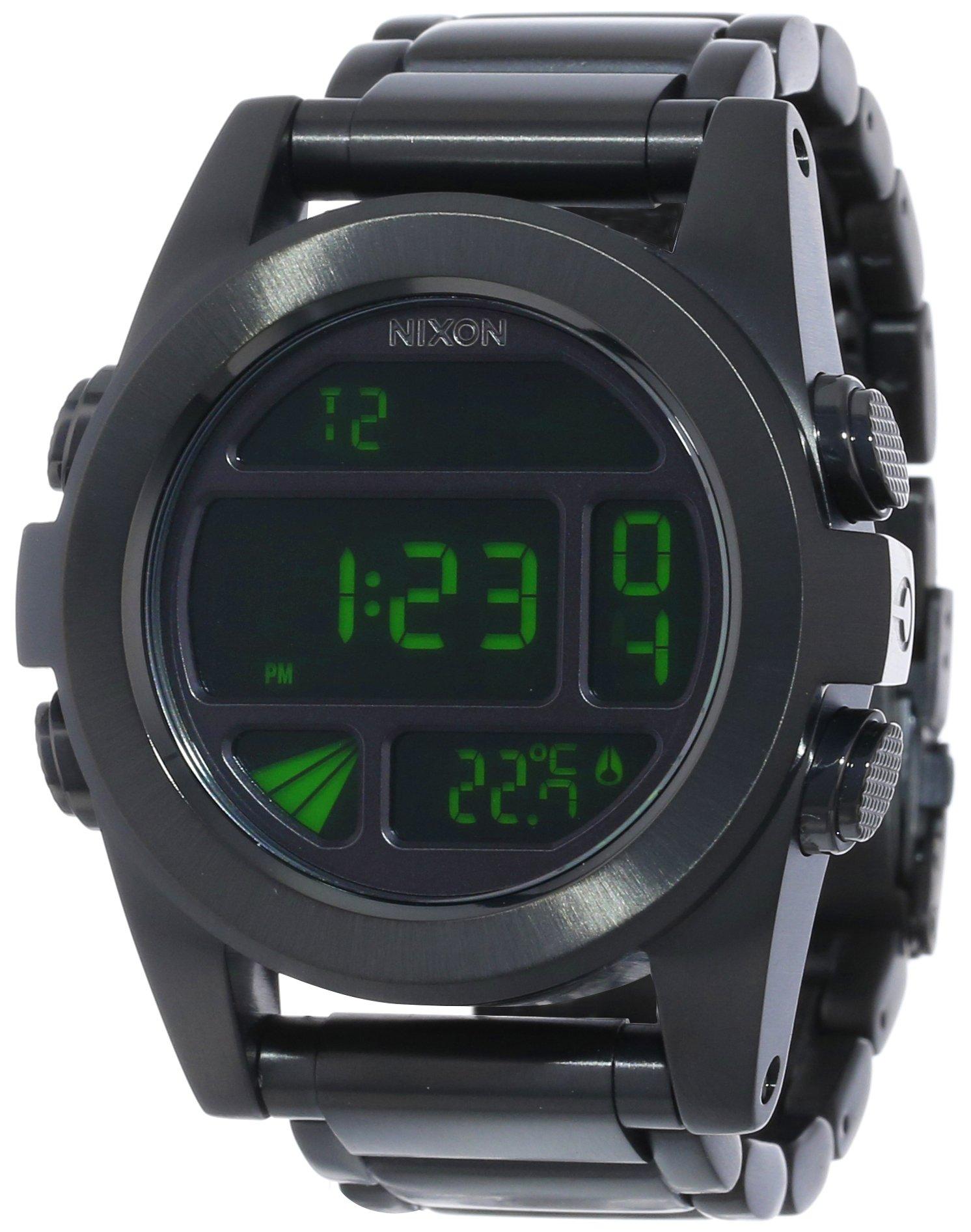 Nixon A360032-00 Unit Ss Digital Display Japanese Automatic Black Watch for  Men | Lyst