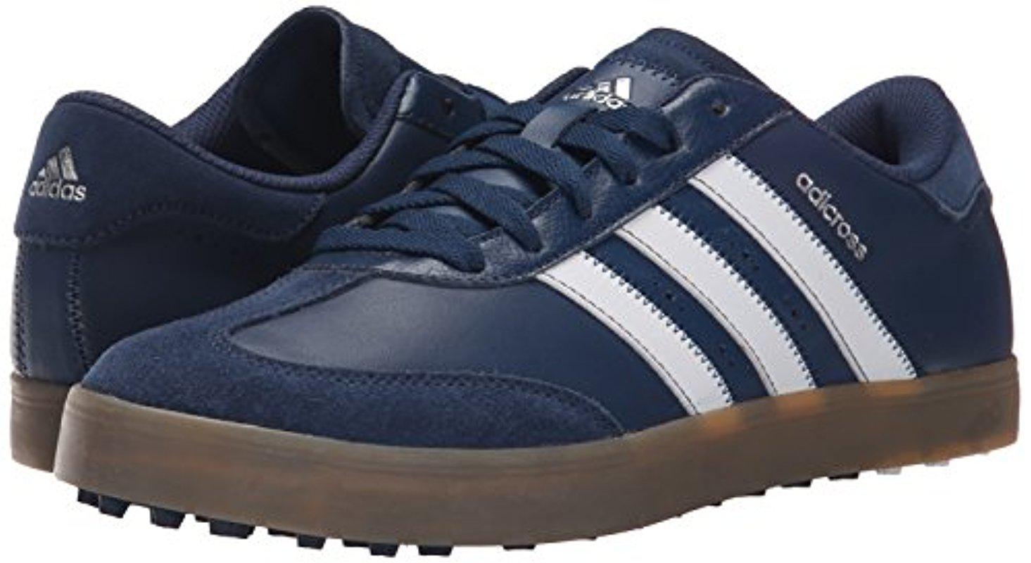 Motherland hard to please salary adidas Leather Adicross V Golf Spikeless Shoe in Blue for Men | Lyst