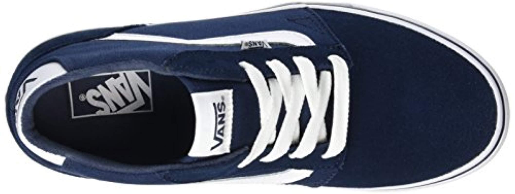 Vans Chapman Mid Hi-top Sneakers in Blue for Men | Lyst UK