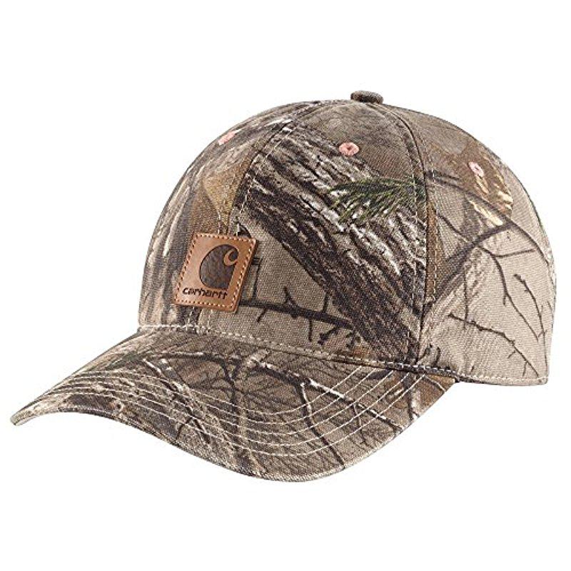Carhartt Cotton Odessa Camo Cap in 