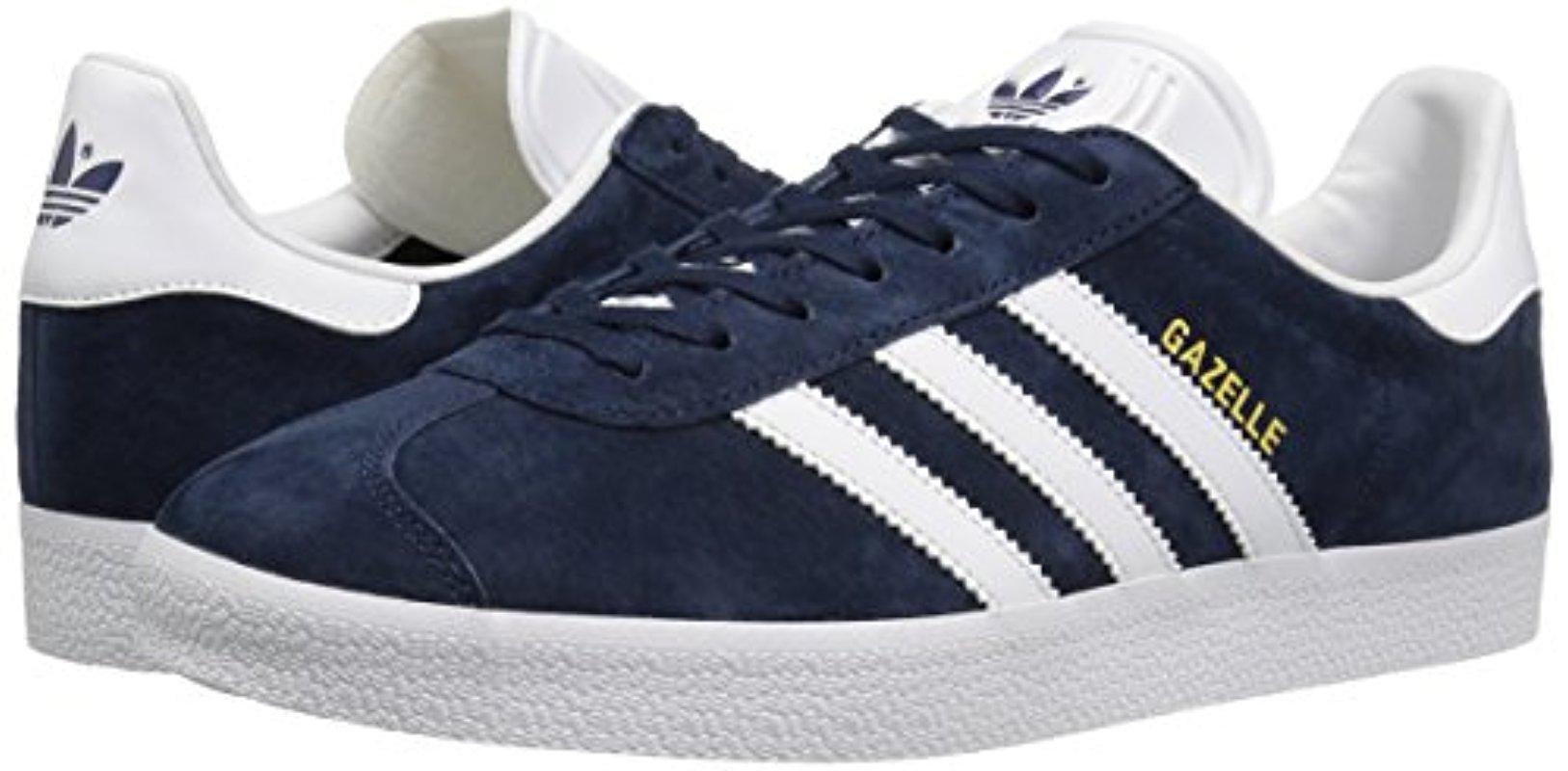adidas originals navy suede gazelle trainers