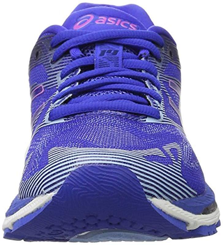Asics Gel-nimbus 19 Running Shoe in Purple - Lyst