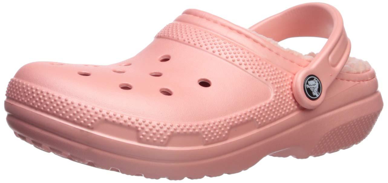 Crocs™ Classic Lined Clog Melon in Pink | Lyst