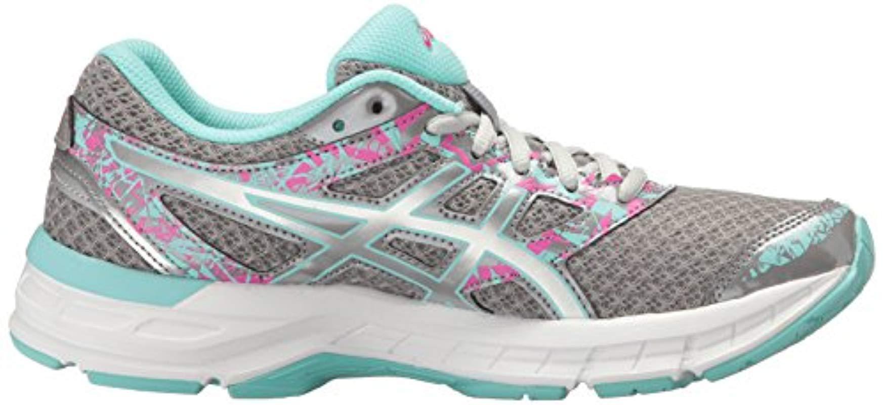 asics women's gel excite 4 running shoes - blue/silver aqua