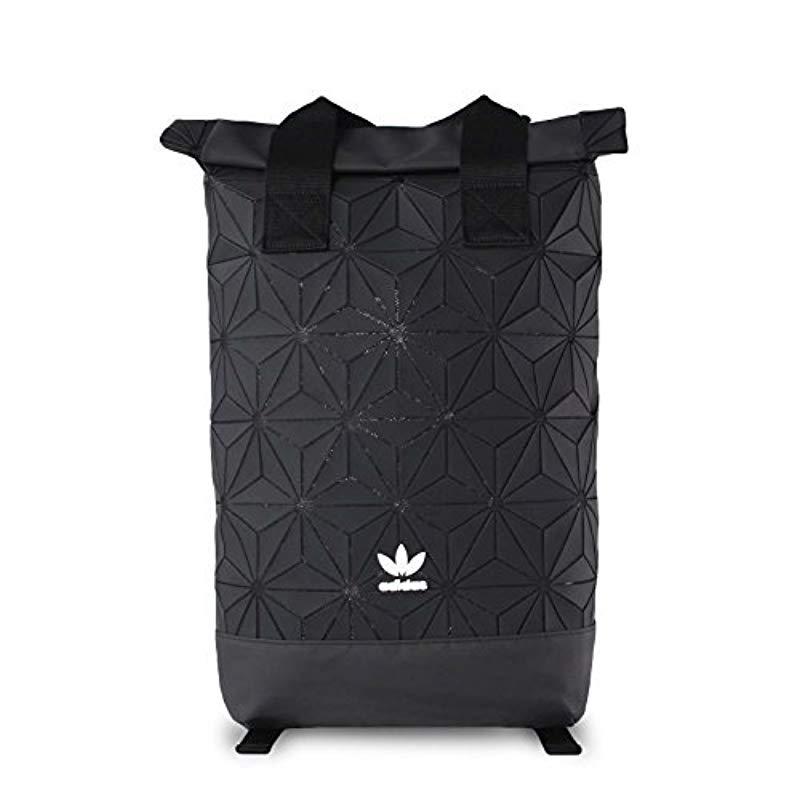adidas Originals Bp Roll Top 3d Mesh 2017 Black Backpack Bag Dh0100 for Men  | Lyst UK
