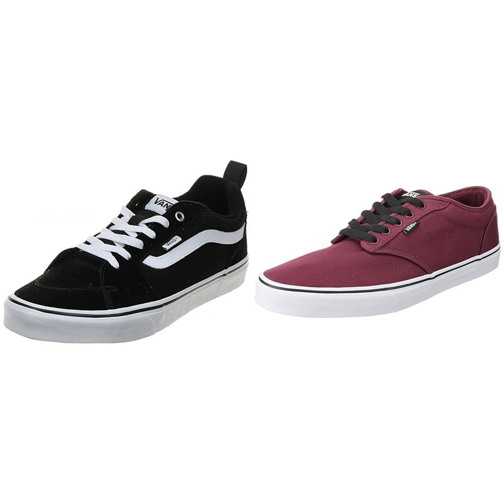 Vans noir et bordeaux top