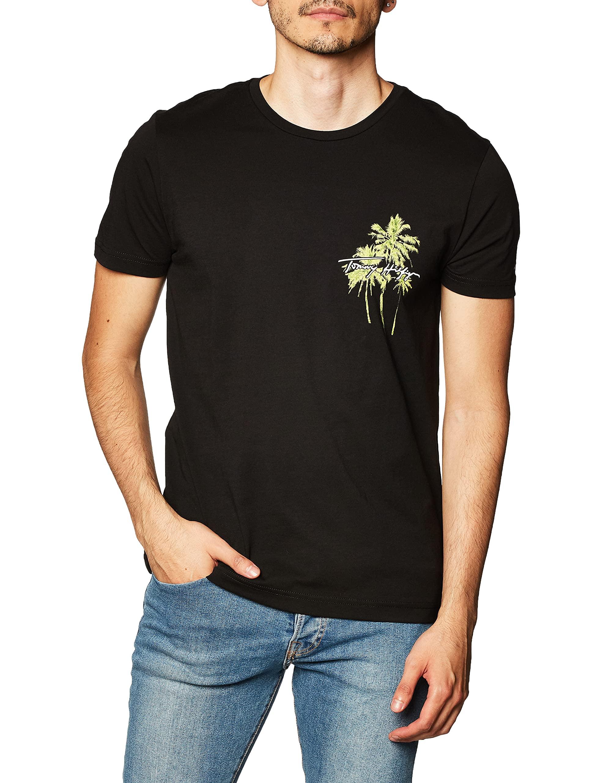 Tommy hilfiger palm tree shirt deals