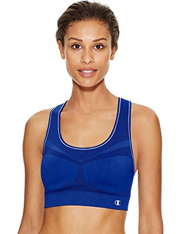 champion freedom seamless racerback sports bra