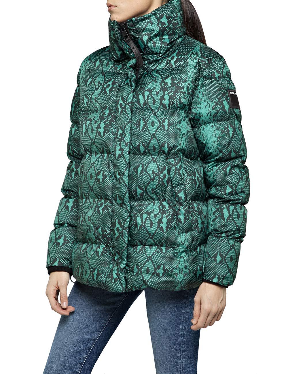 replay leopard print jacket