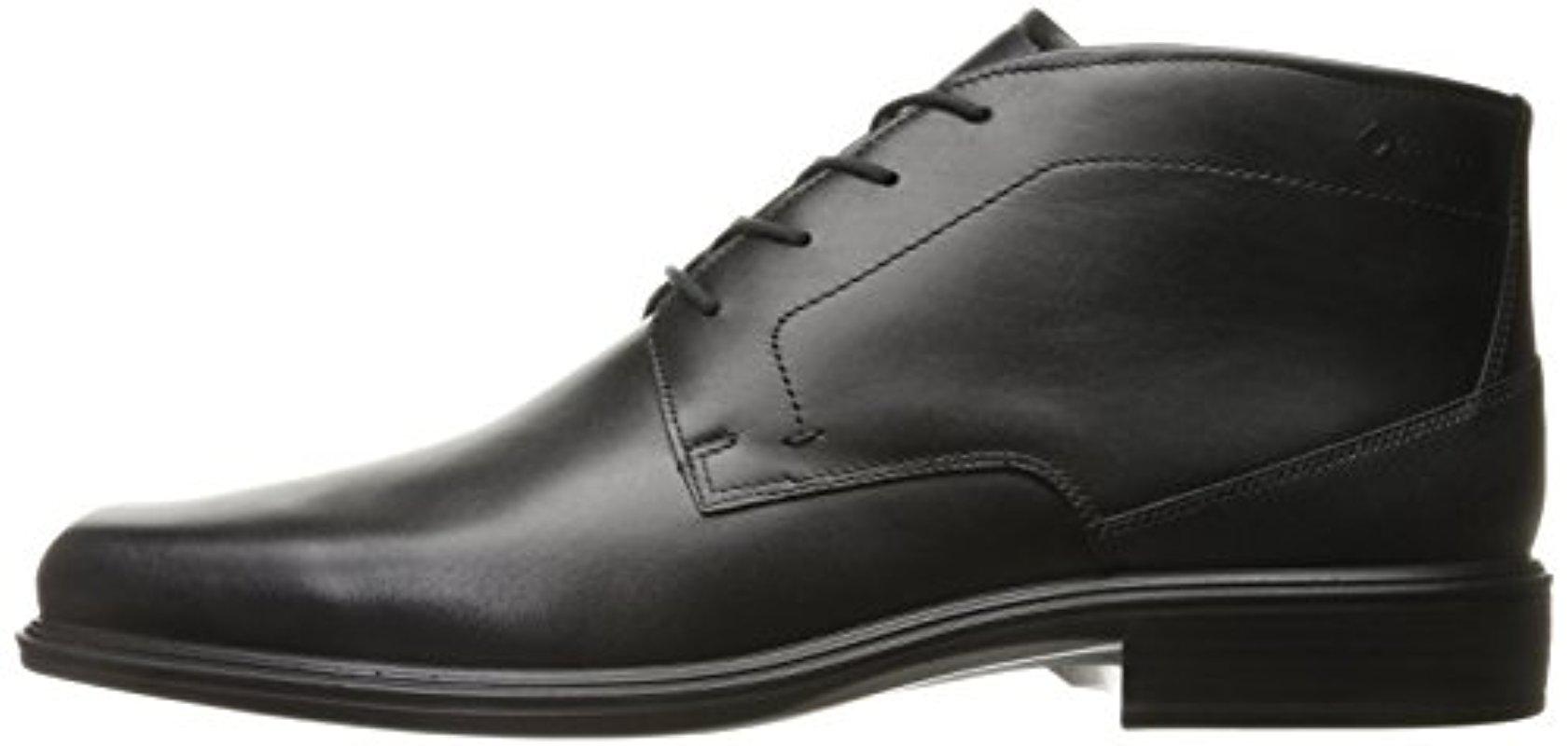 Ecco Johannesburg Ankle Boots in Black for Men | Lyst