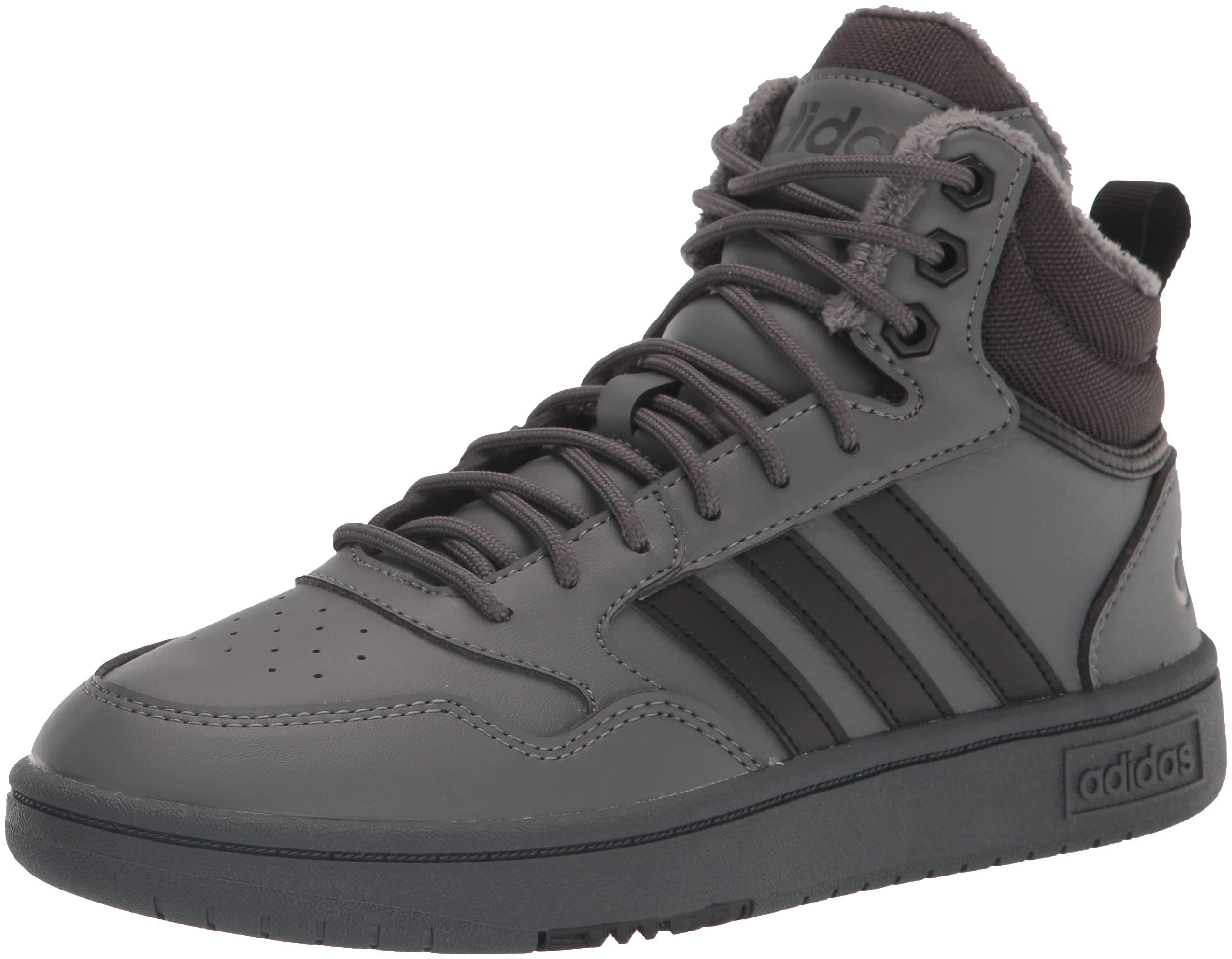 adidas Hoops 3.0 Mid Basketball Shoe in Black Lyst
