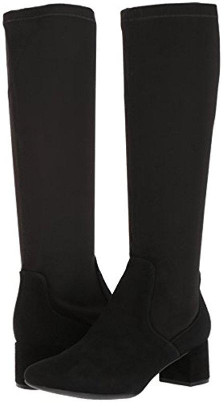 Clarks Tealia Cup Riding Boot in Black 