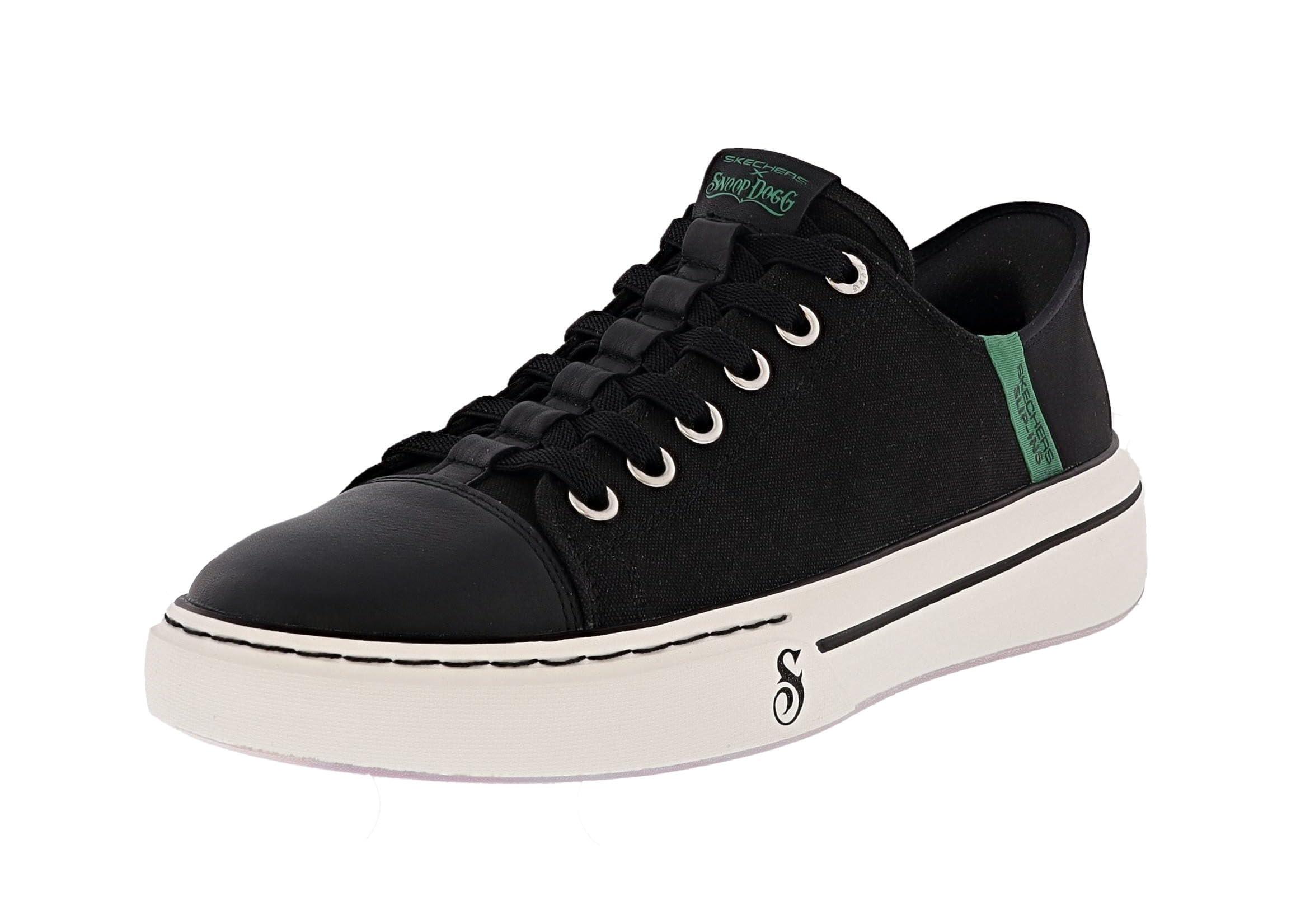 High Top Emeril Shoes Amazon Skechers Walking Oxford In Black Lyst UK