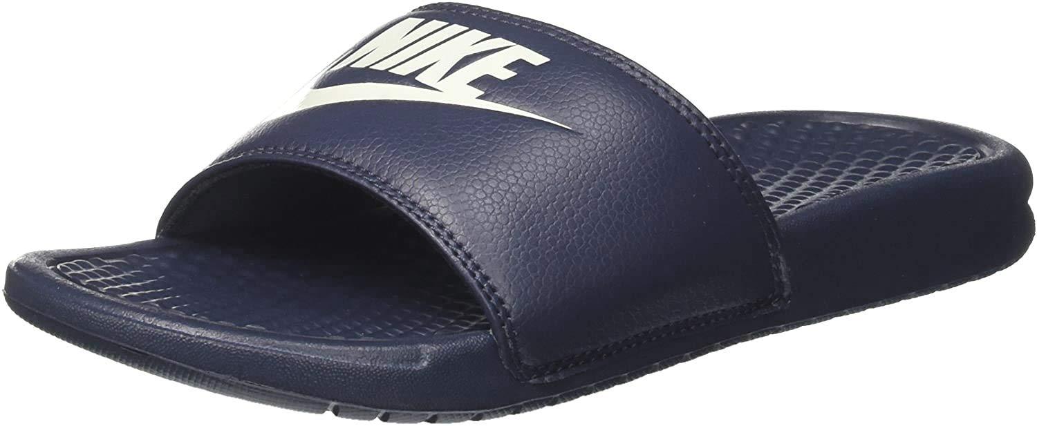 Nike Synthetic Benassi Just Do It Athletic Sandal, White/varsity Royal, 15  Regular Us for Men - Save 75% - Lyst