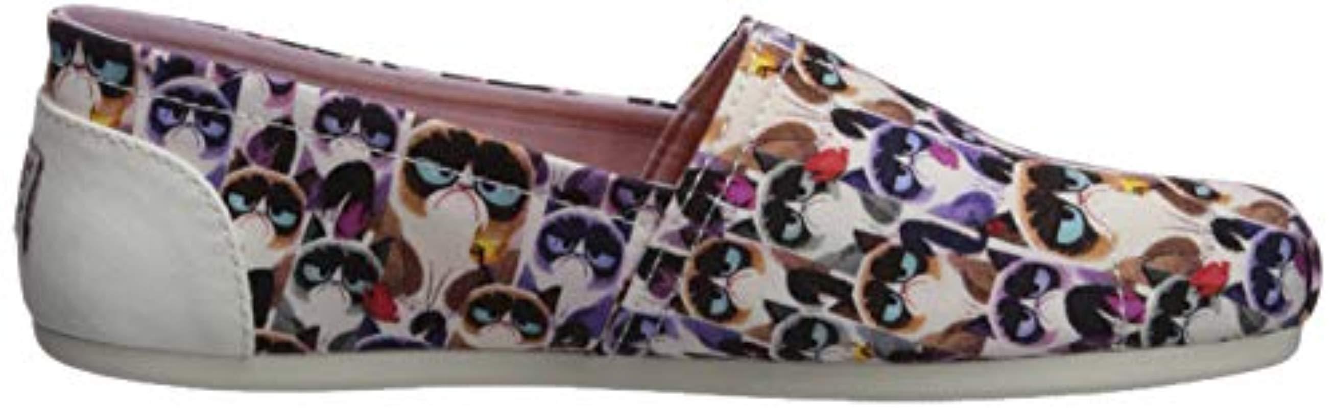 Skechers Bobs Bobs Plush-grumpy Cat Slip On Ballet Flat - Lyst