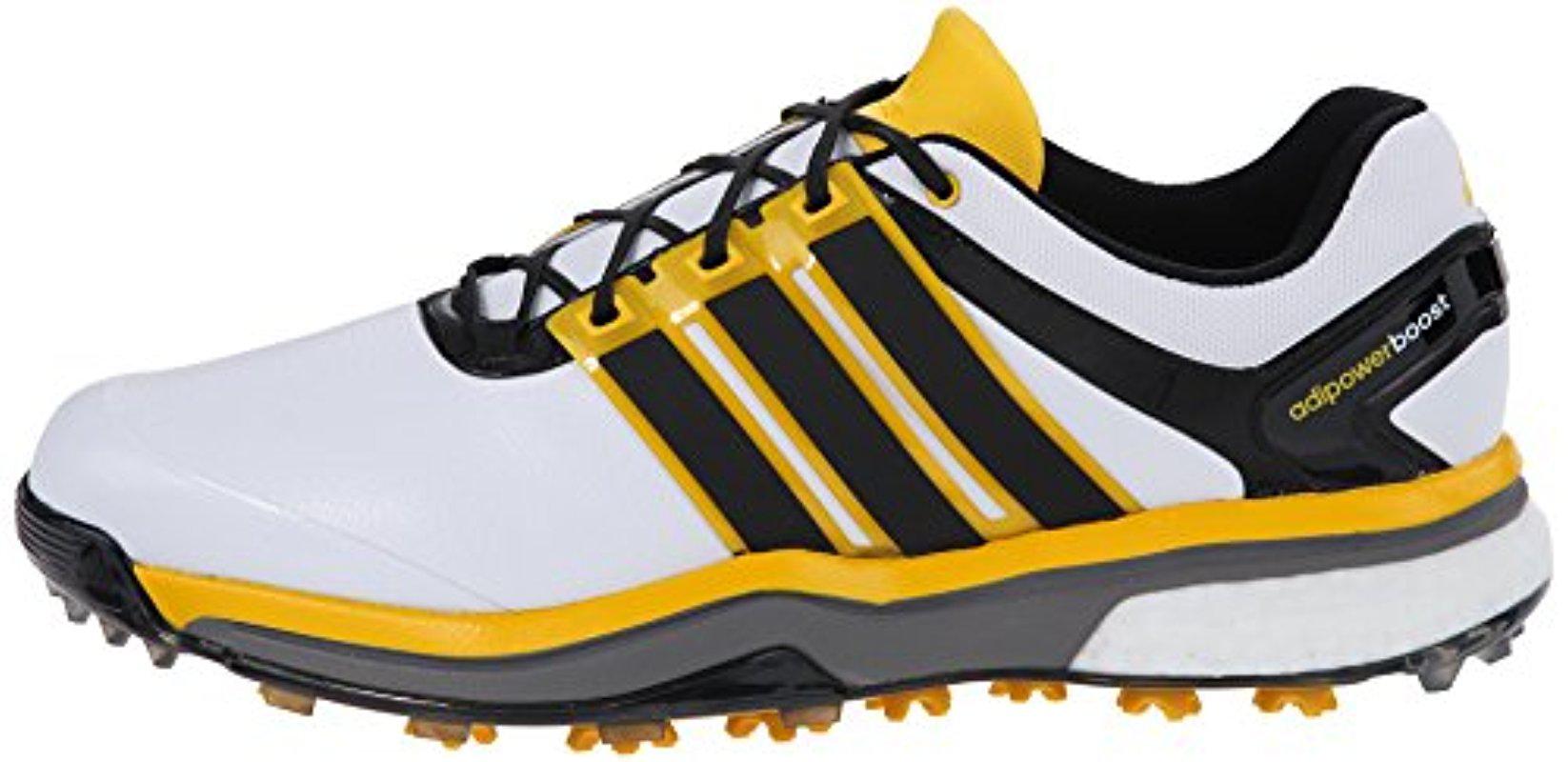 adidas �adipower Boost� Golf Shoe in Yellow for Men Lyst