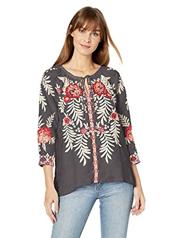 johnny was maya peasant blouse