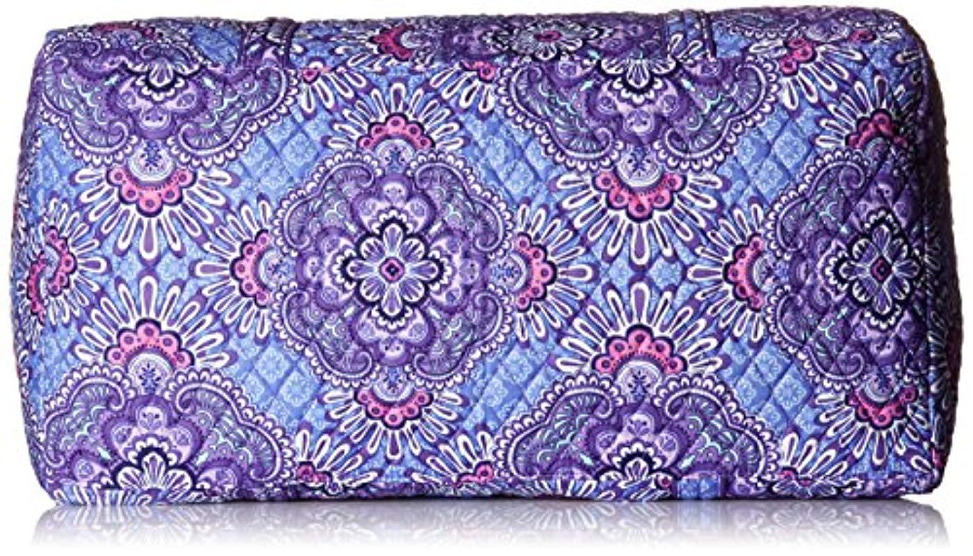Vera bradley lilac tapestry weekender sale