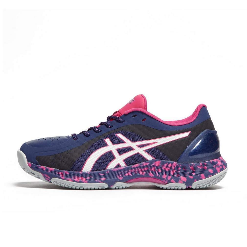 purple asics netball shoes