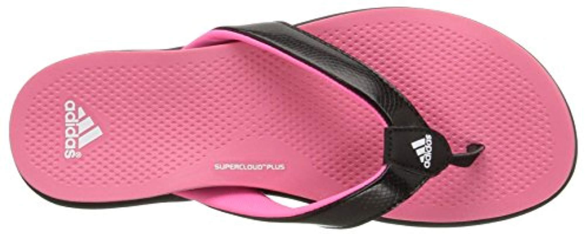 adidas Supercloud Plus Thong Athletic Running Shoe in Pink - Lyst