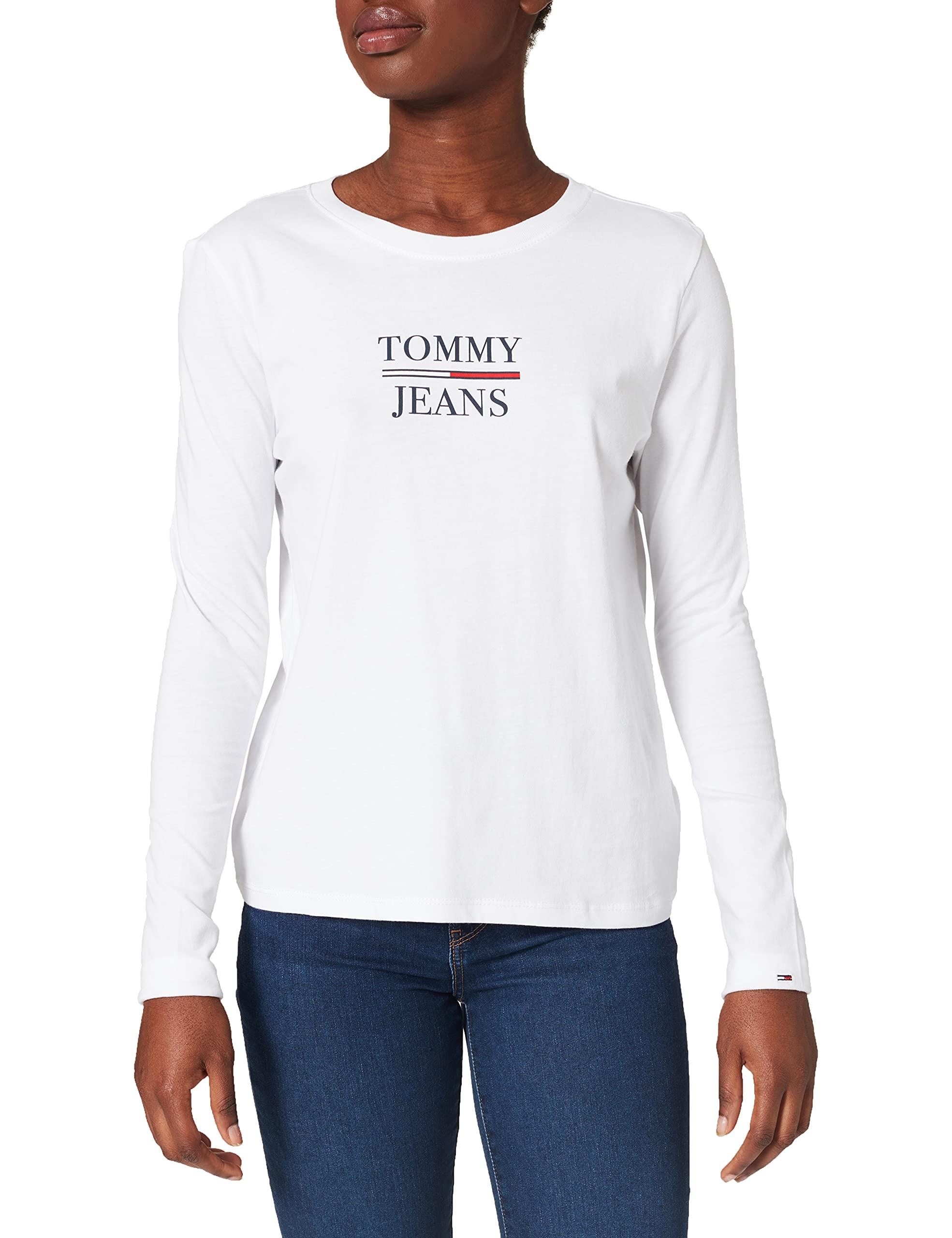 Tommy Hilfiger Tjw Slim Essential Tommy Tee LS T-Shirt Donna